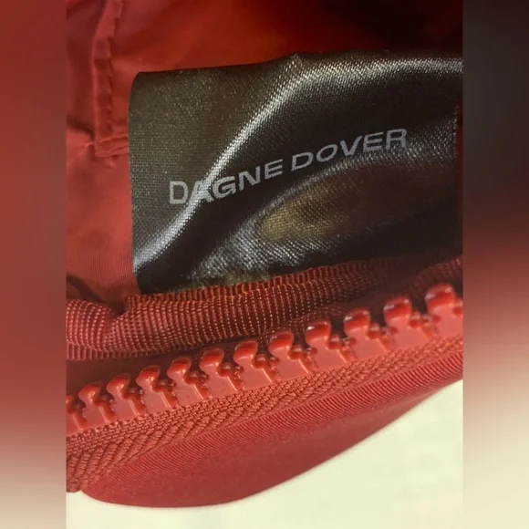 Sephora x Dagne Dover Mara Phone Sling Crossbody Bag burgundy color. NEW - Picture 8 of 9